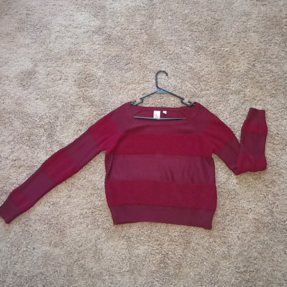 Burgundy Sweater